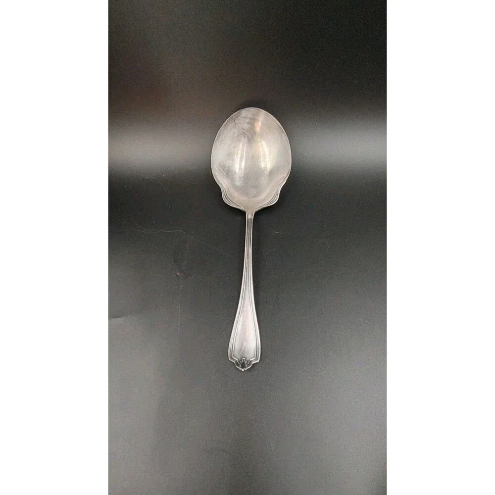 Vintage Rogers & Bros A1 Silver Plated Berry Casserole Serving Spoon